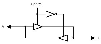 bi-directional buffer