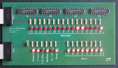 assembled bus display board