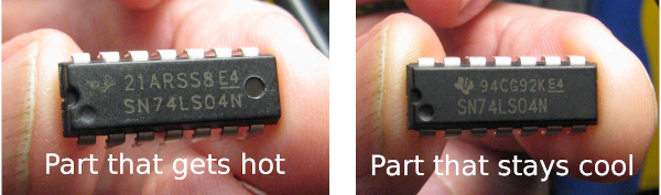 74LS04 comparison